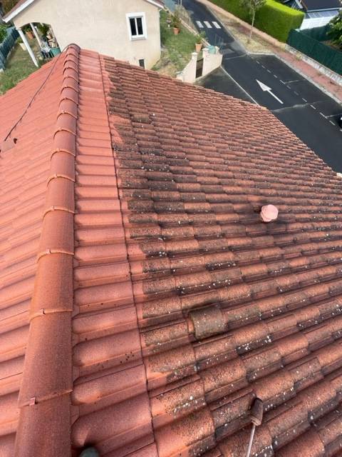 Nettoyage de toitures par drone professionnel